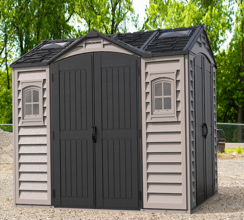 Duramax Apex Pro Adobe 10.5'x8' Shed with Foundation - 40116