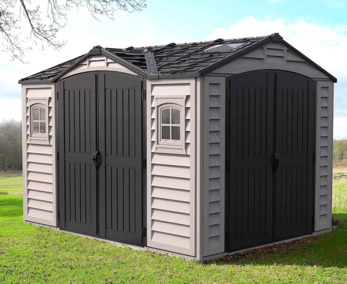 Duramax Apex Pro Adobe 10.5'x8' Shed with Foundation - 40116