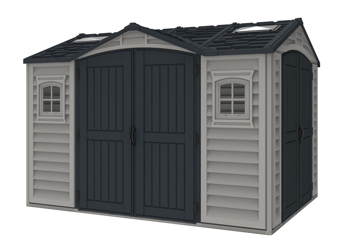 Duramax Apex Pro Adobe 10.5'x8' Shed with Foundation - 40116