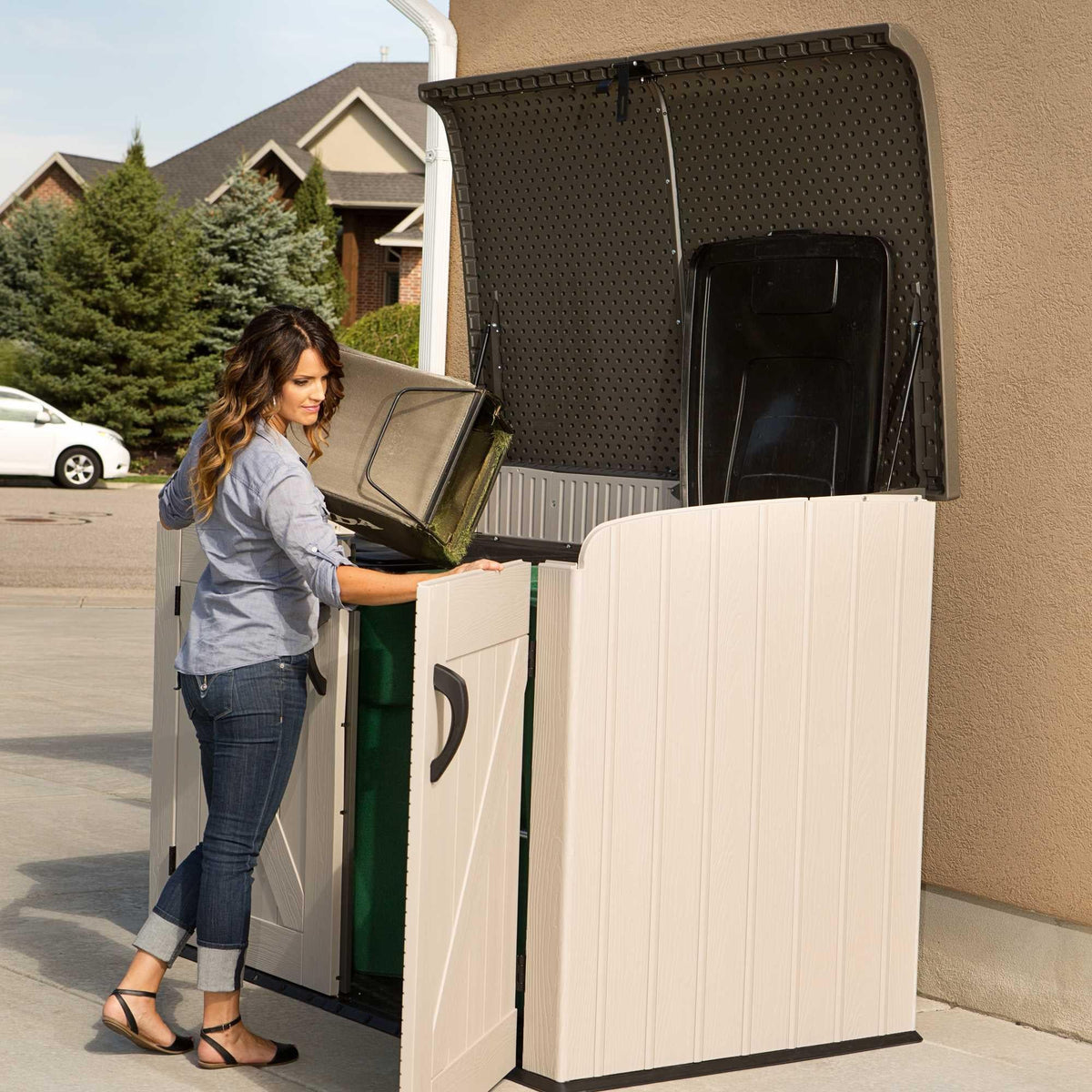 Lifetime Horizontal Storage Shed (75 Cubic Feet) - 60170