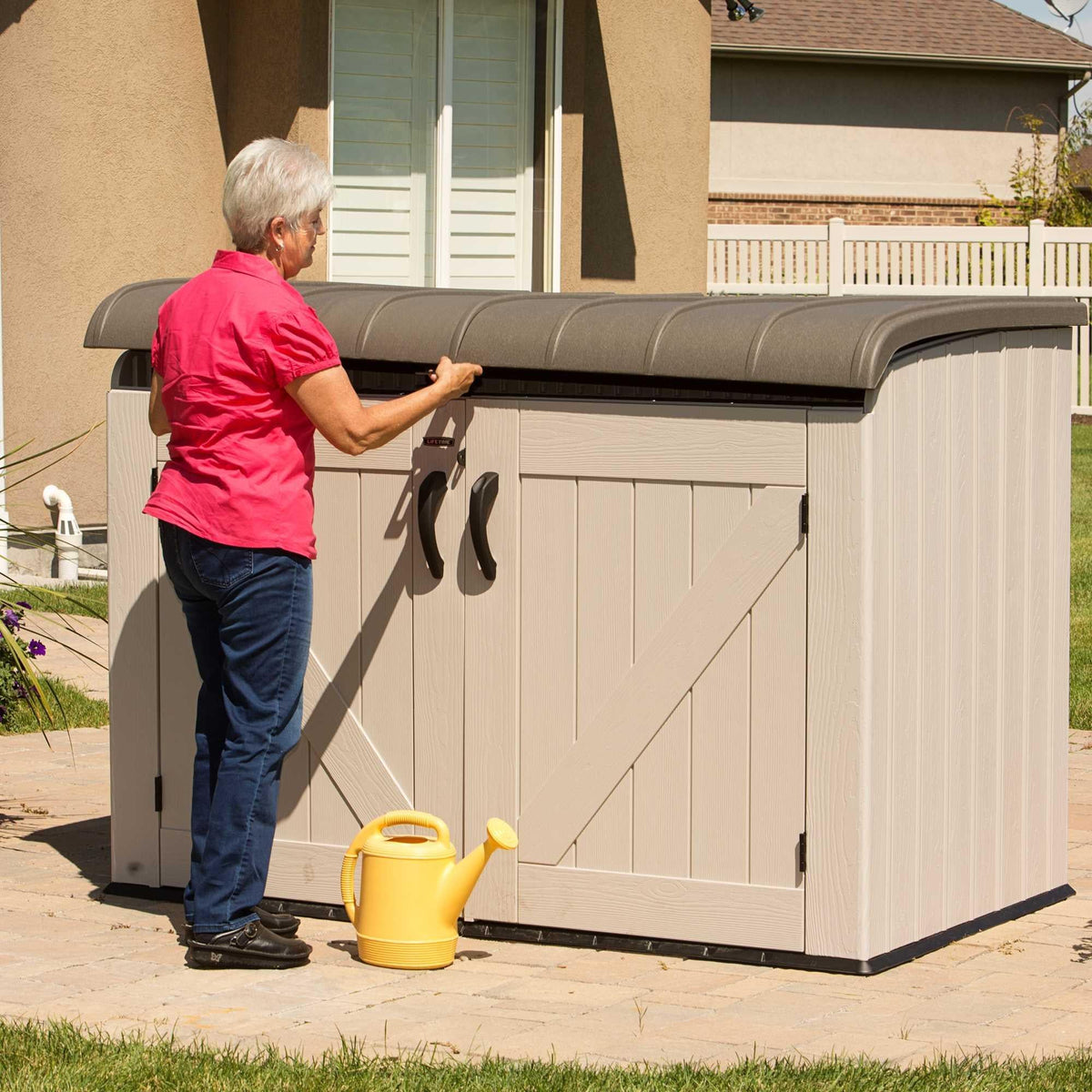 Lifetime Horizontal Storage Shed (75 Cubic Feet) - 60170