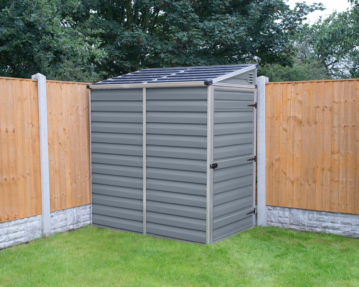 Canopia SkyLight 4' x 6' Lean-To Shed - Gray
