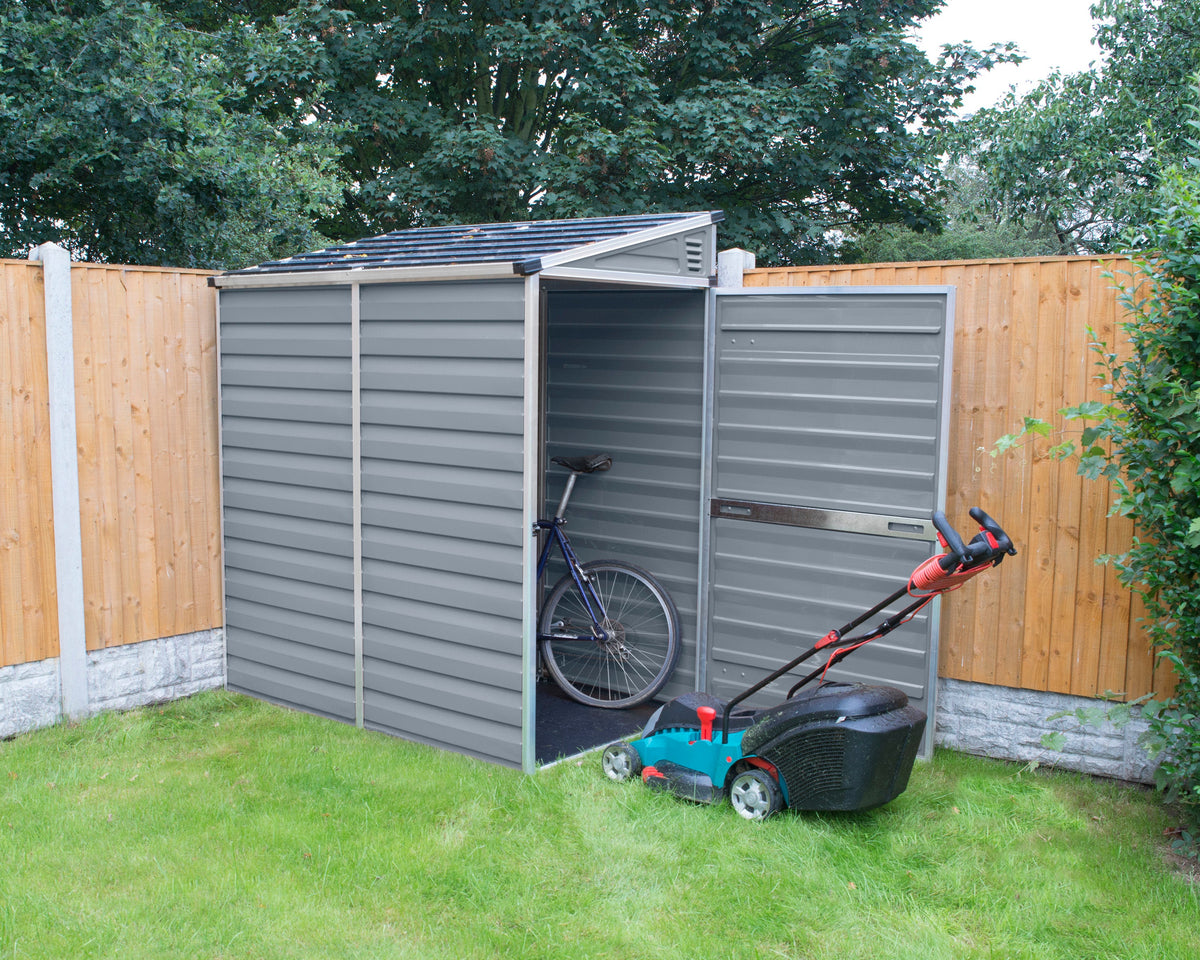 Canopia SkyLight 4' x 6' Lean-To Shed - Gray