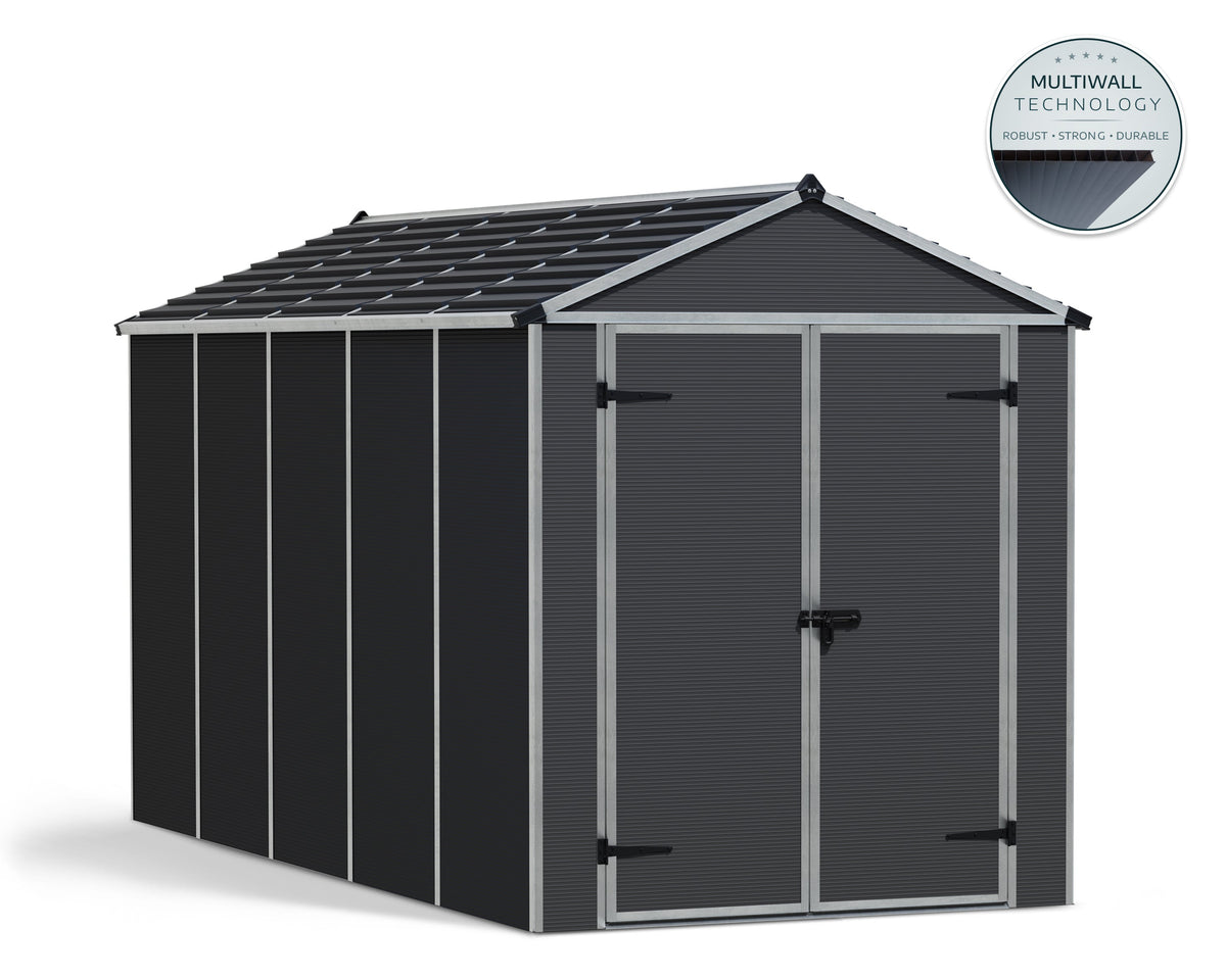 Canopia Rubicon 6' Shed - Gray