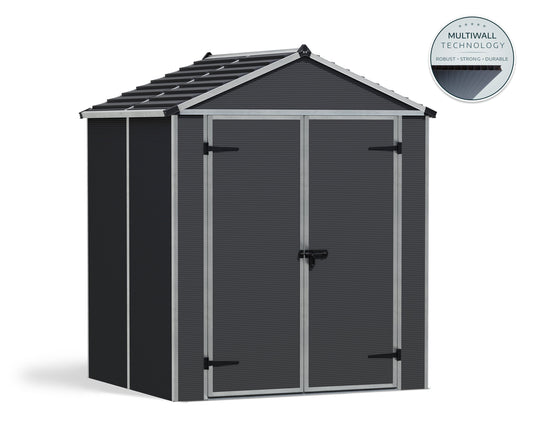 Canopia Rubicon 6' Shed - Gray