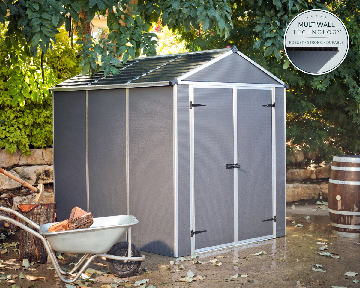 Canopia Rubicon 6' Shed - Gray