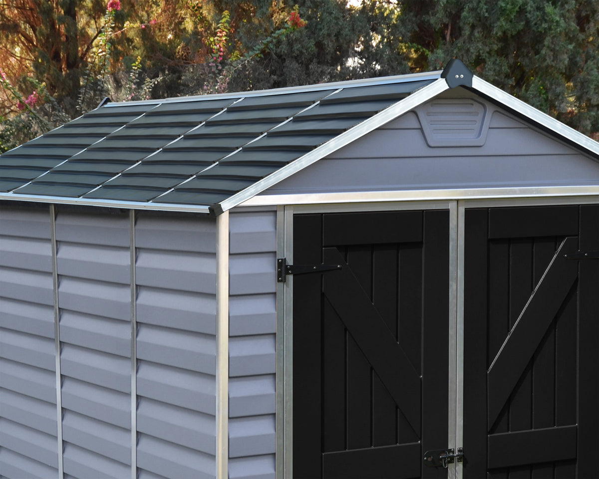 Canopia SkyLight 6' x 5' Shed - Gray/Tan