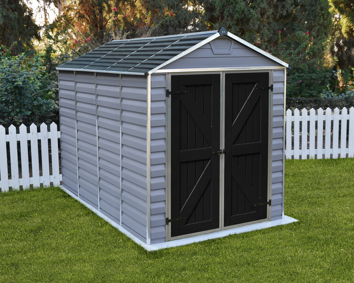 Canopia SkyLight 6' x 10' Shed - Gray/Tan