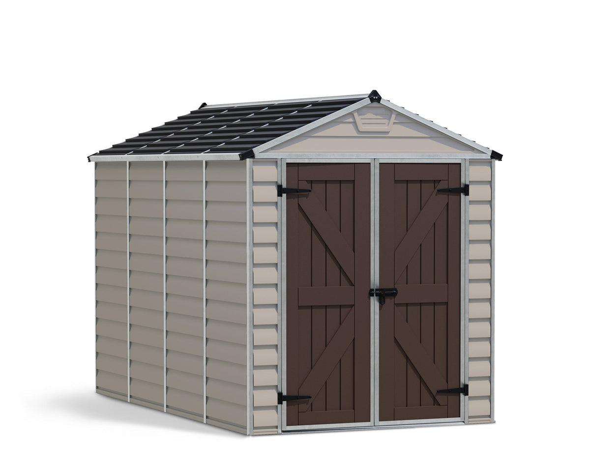 Canopia SkyLight 6' x 10' Shed - Gray/Tan