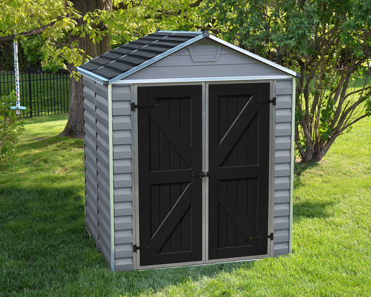 Canopia SkyLight 6' x 5' Shed - Gray/Tan