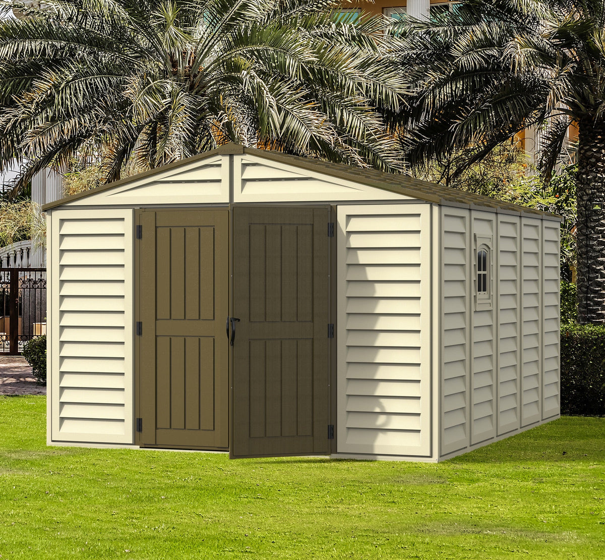 Duramax Woodbridge Plus Ivory 10.5'x13' with Foundation - 40234