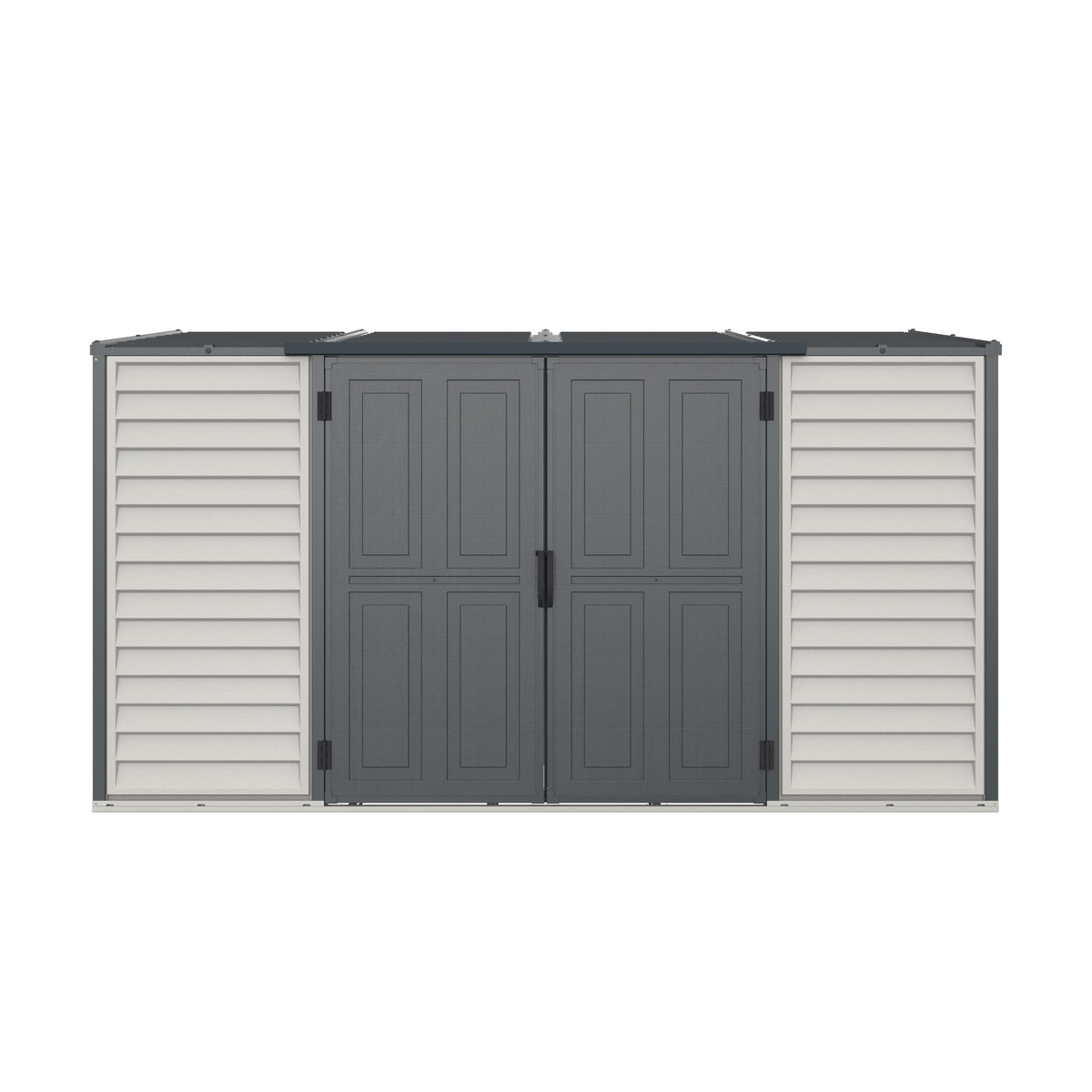 Duramax Sidemate Pro Adobe 10'x 4' Vinyl Resin Outdoor Storage Shed with Foundation Kit - 36825