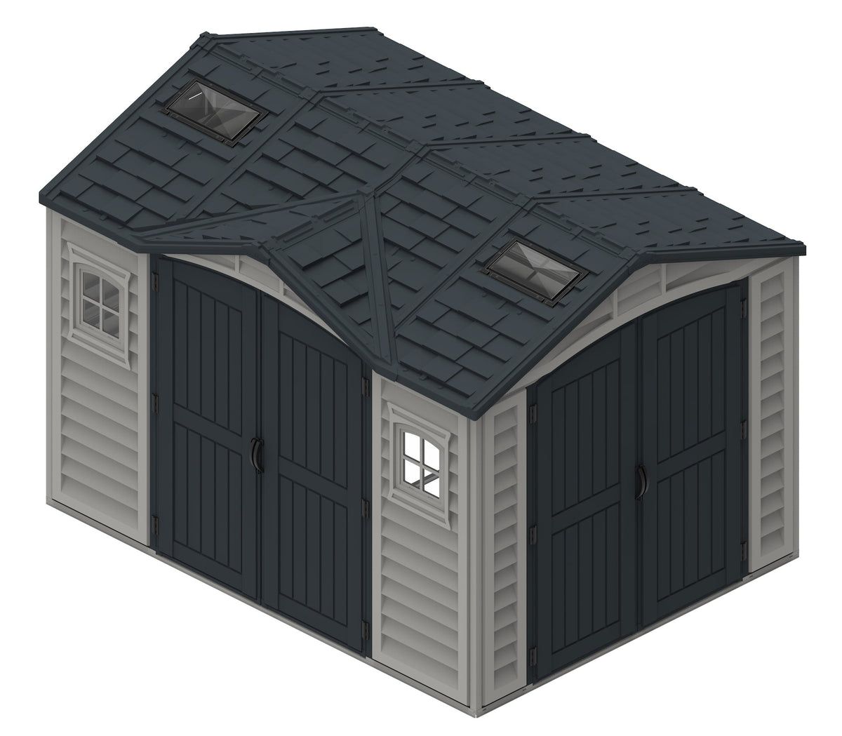 Duramax Apex Pro Adobe 10.5'x8' Shed with Foundation - 40116