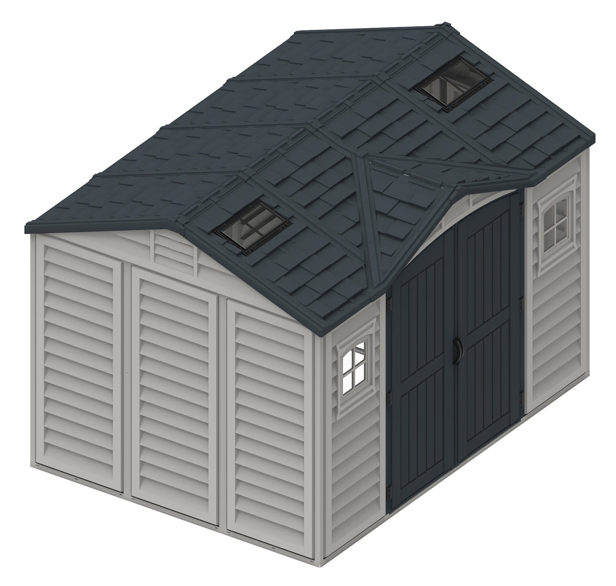 Duramax Apex Pro Adobe 10.5'x8' Shed with Foundation - 40116