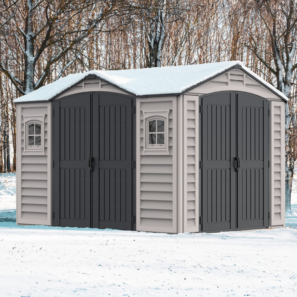 Duramax Apex Pro Adobe 10.5'x8' Shed with Foundation - 40116