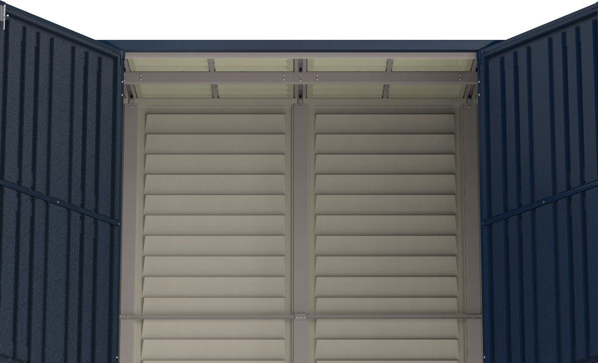 Duramax Sidemate Pro Adobe 10'x 4' Vinyl Resin Outdoor Storage Shed with Foundation Kit - 36825
