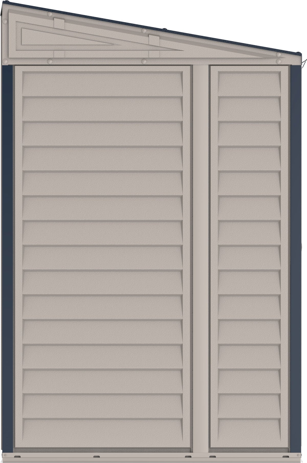 Duramax Sidemate Pro Adobe 10'x 4' Vinyl Resin Outdoor Storage Shed with Foundation Kit - 36825