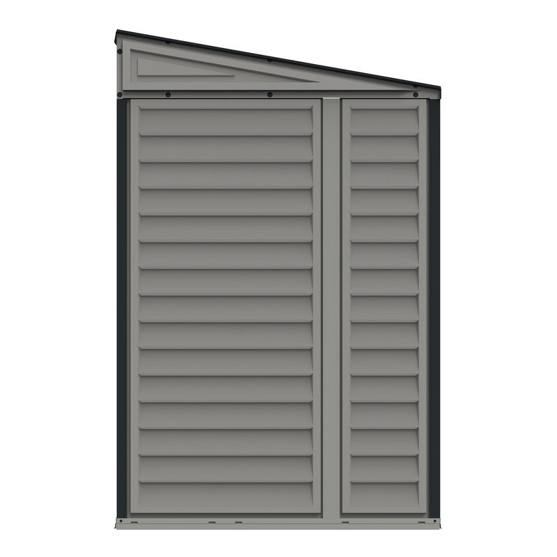 Duramax Sidemate Plus 4'x10' Vinyl Resin Shed with Foundation Kit