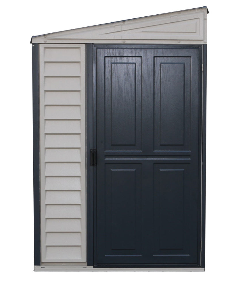 Duramax Sidemate Plus 4'x10' Vinyl Resin Shed with Foundation Kit
