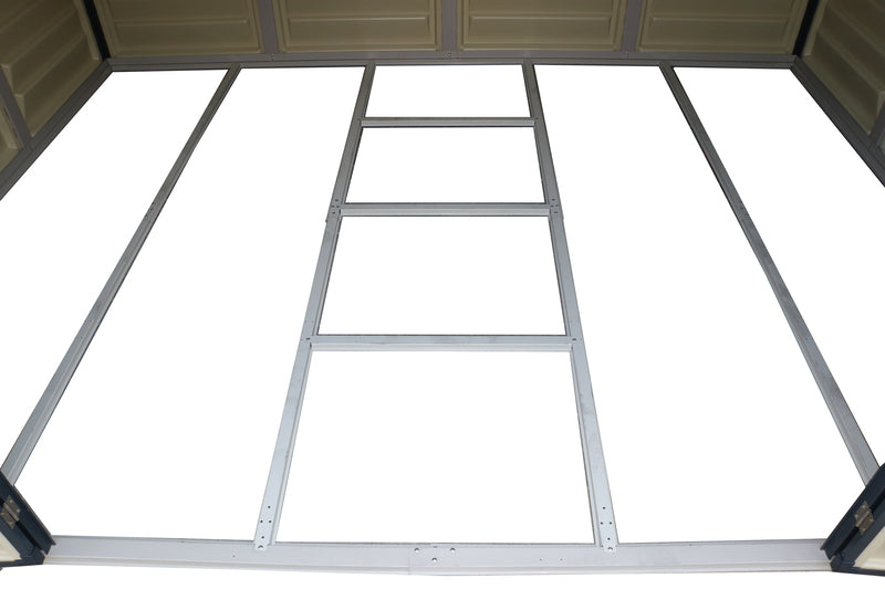 Duramax WoodSide Adobe Plus 10.5'x8' Shed with Foundation Kit and Window
