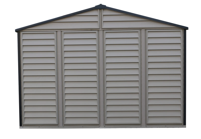 Duramax WoodSide Adobe Plus 10.5'x8' Shed with Foundation Kit and Window