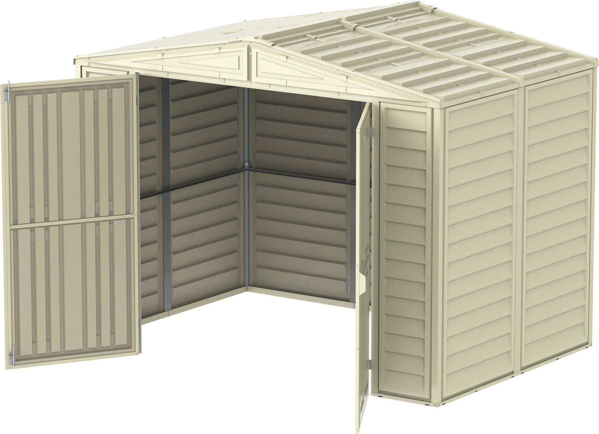 Duramax Duramate 8'x5.3' Vinyl Shed w/ Foundation - 00184