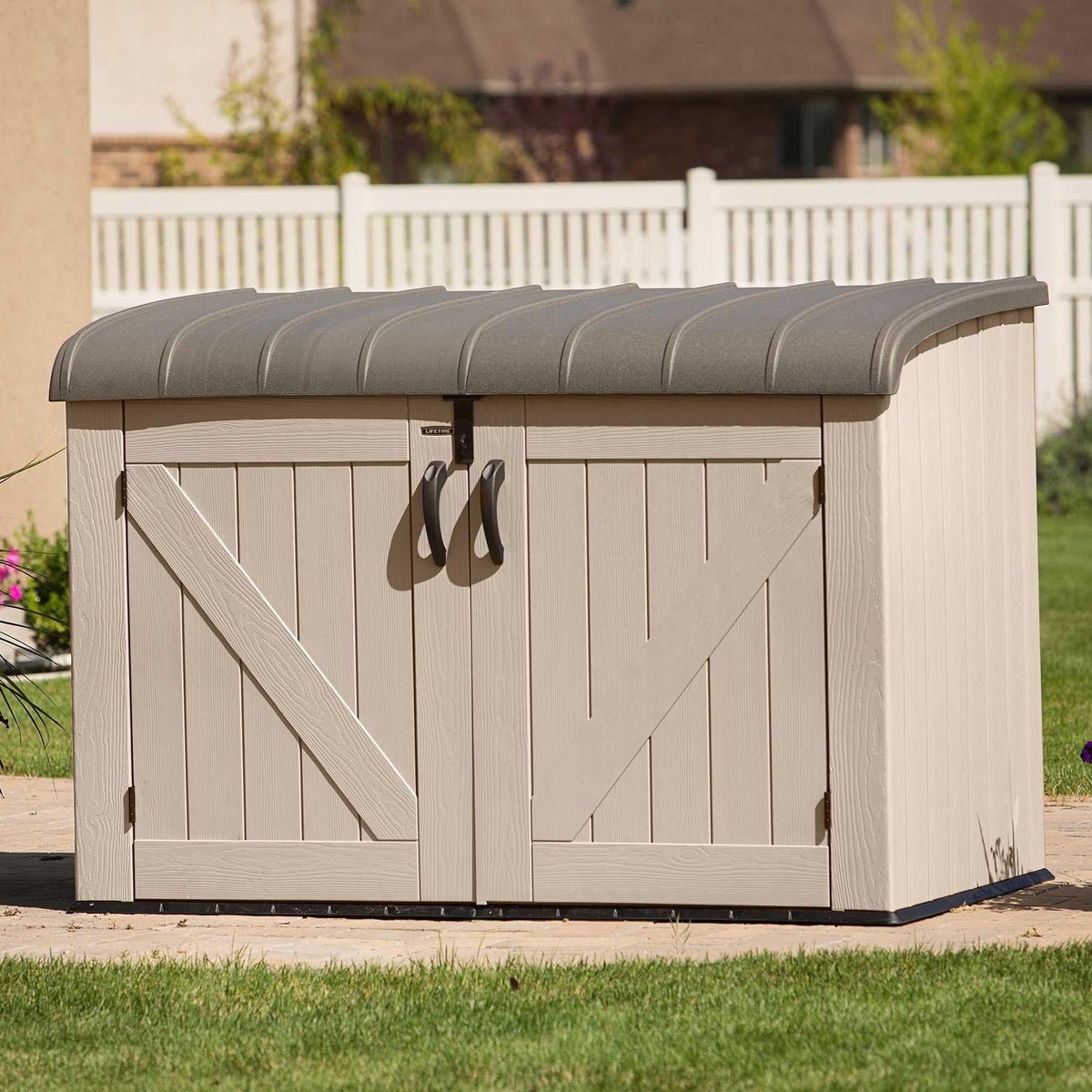 Lifetime Horizontal Storage Shed (75 Cubic Feet) - 60170