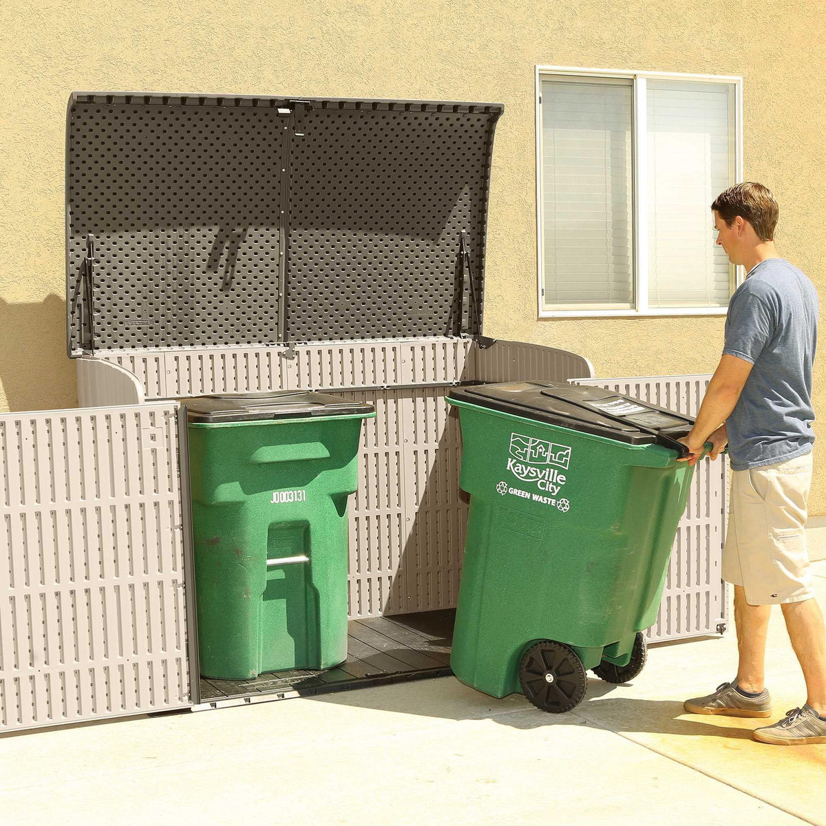 Lifetime Horizontal Storage Shed (75 Cubic Feet) - 60170