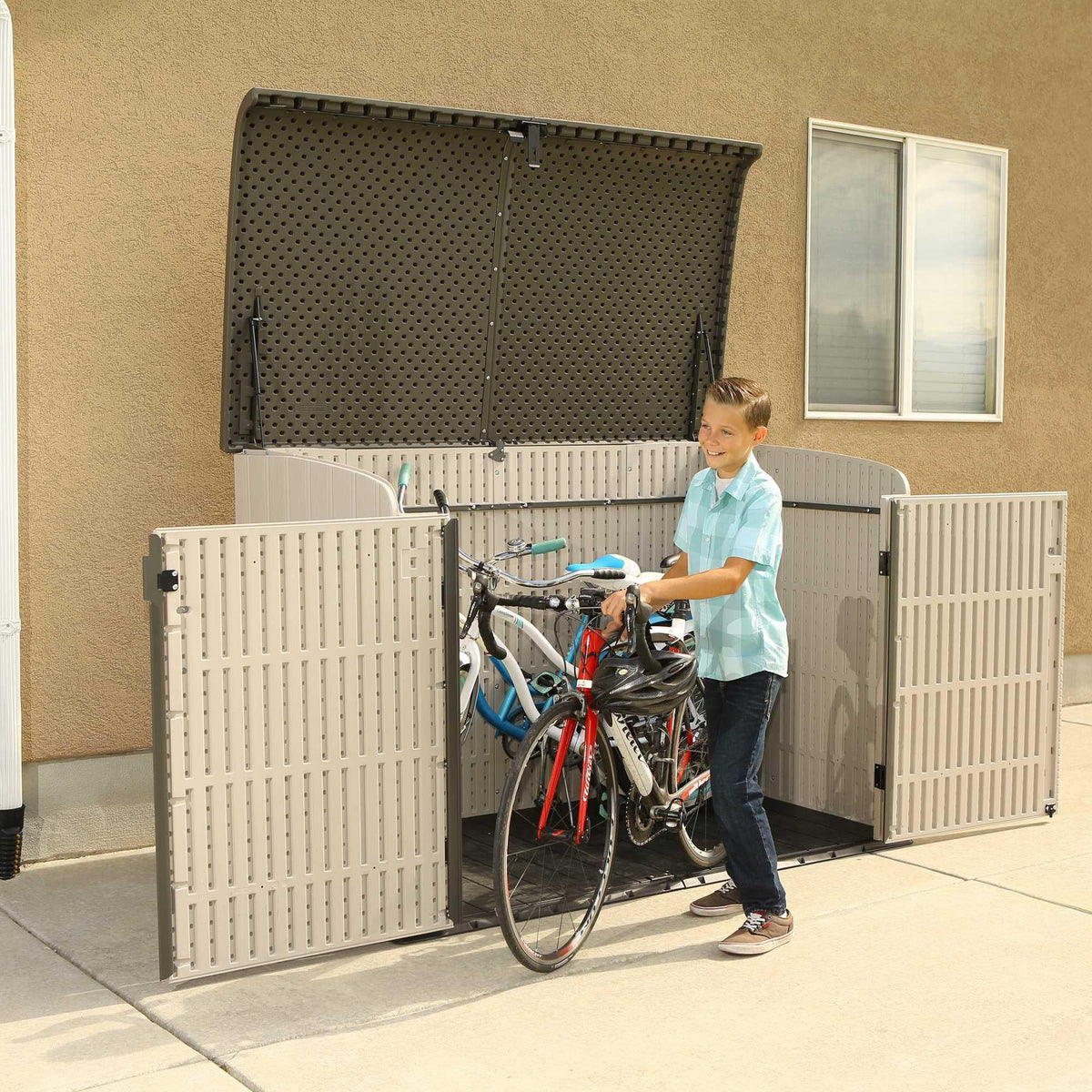 Lifetime Horizontal Storage Shed (75 Cubic Feet) - 60170