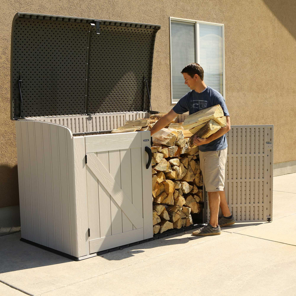 Lifetime Horizontal Storage Shed (75 Cubic Feet) - 60170