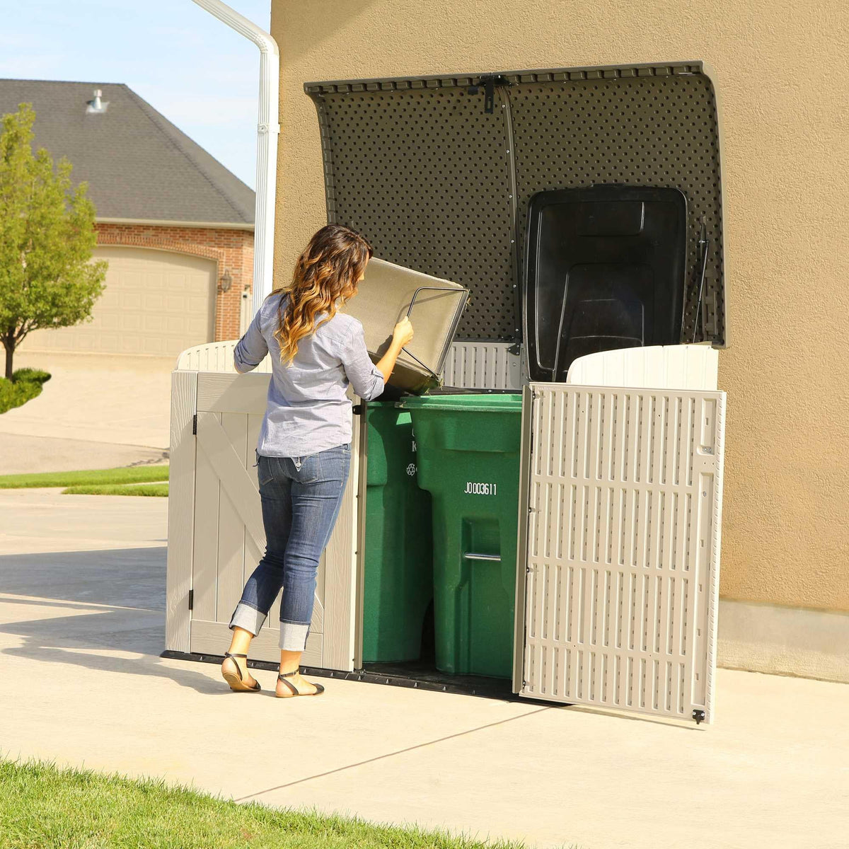 Lifetime Horizontal Storage Shed (75 Cubic Feet) - 60170