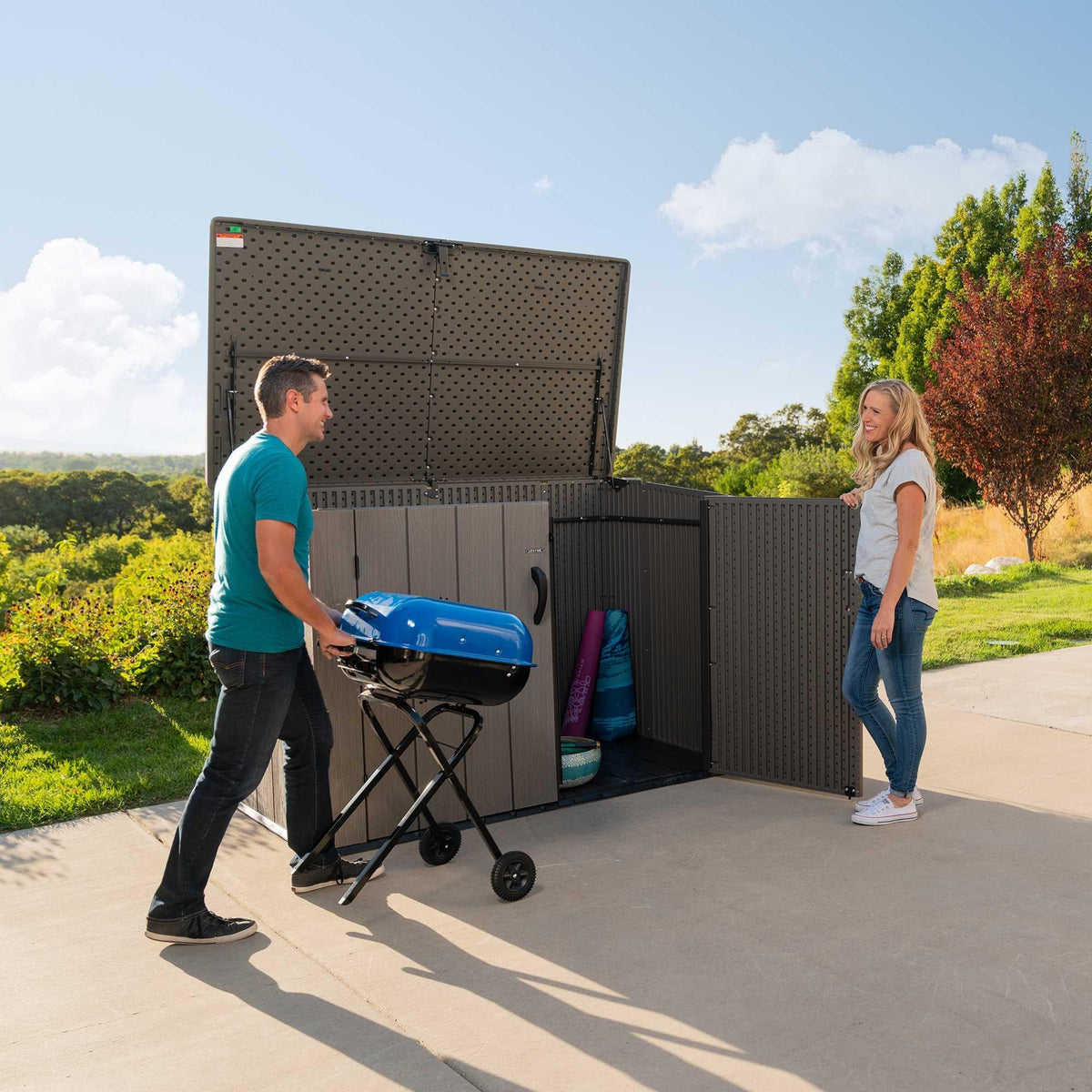 Lifetime Horizontal Storage Shed (75 Cubic Feet) - 60341