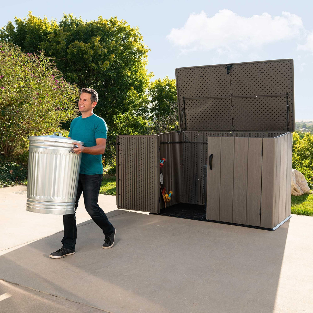Lifetime Horizontal Storage Shed (75 Cubic Feet) - 60341