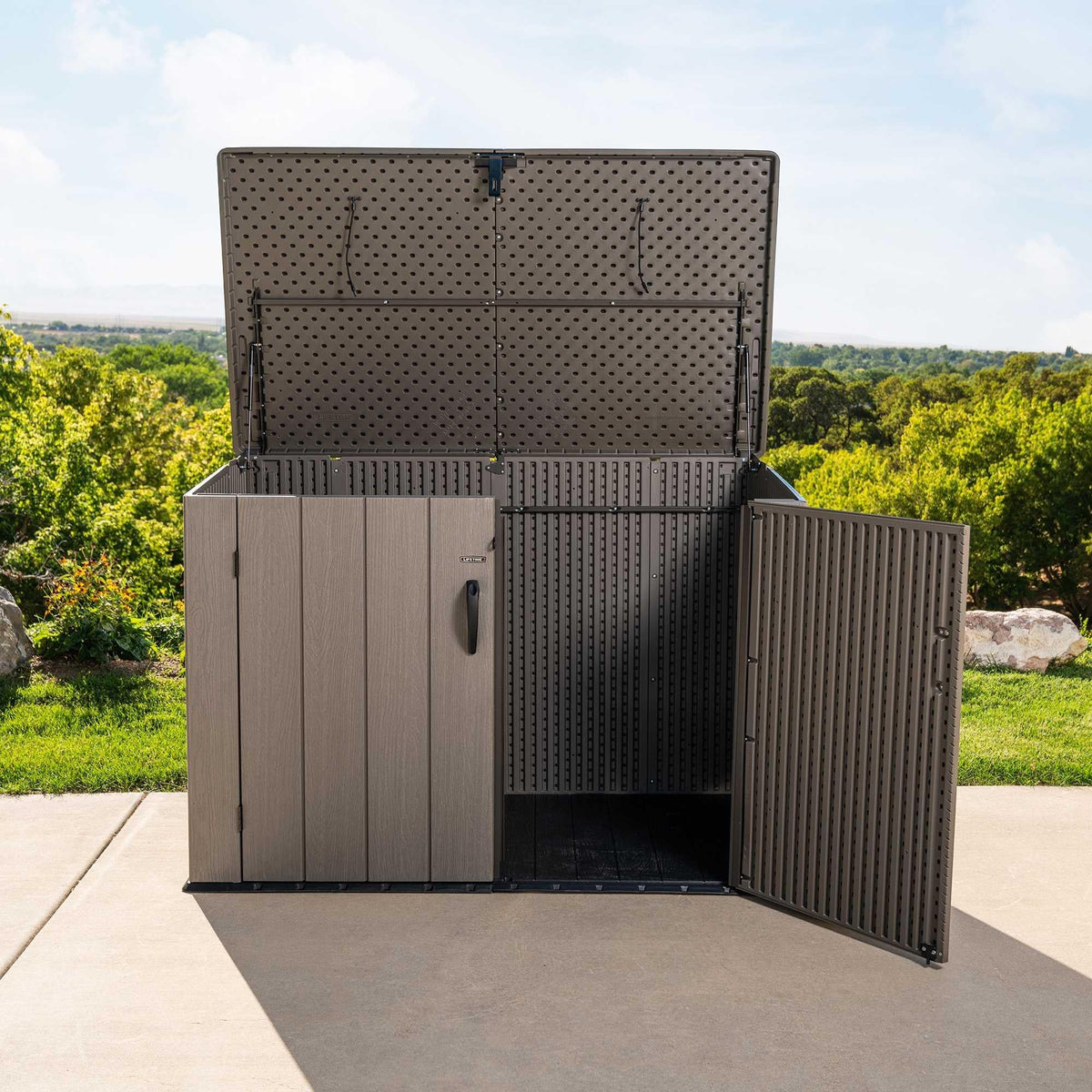 Lifetime Horizontal Storage Shed (75 Cubic Feet) - 60341