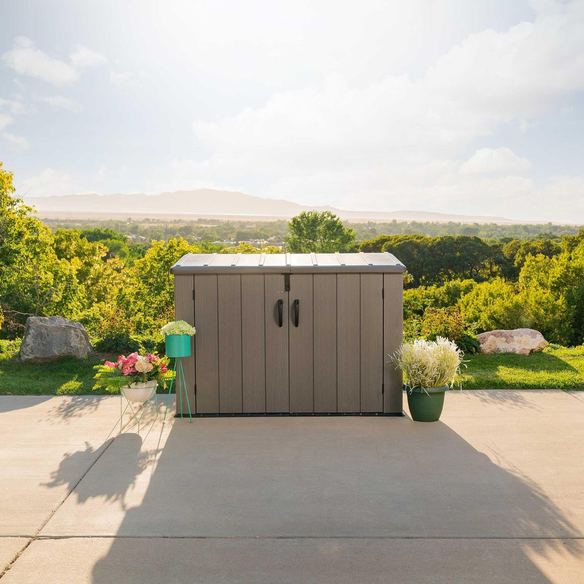 Lifetime Horizontal Storage Shed (75 Cubic Feet) - 60341