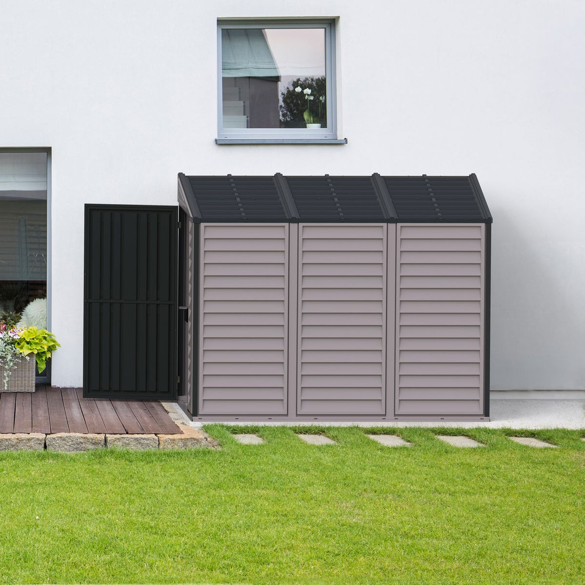 Duramax The SideMate 4'x8' Vinyl Shed - 36625