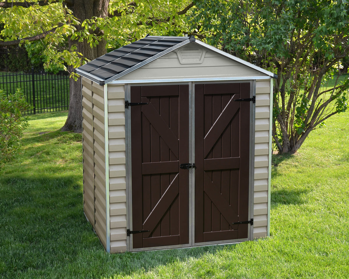 Canopia SkyLight 6' x 5' Shed - Gray/Tan