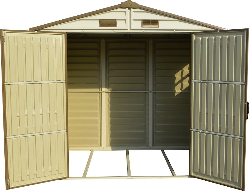 Duramax StoreAll 8'x6' Vinyl Shed with Foundation - 30115