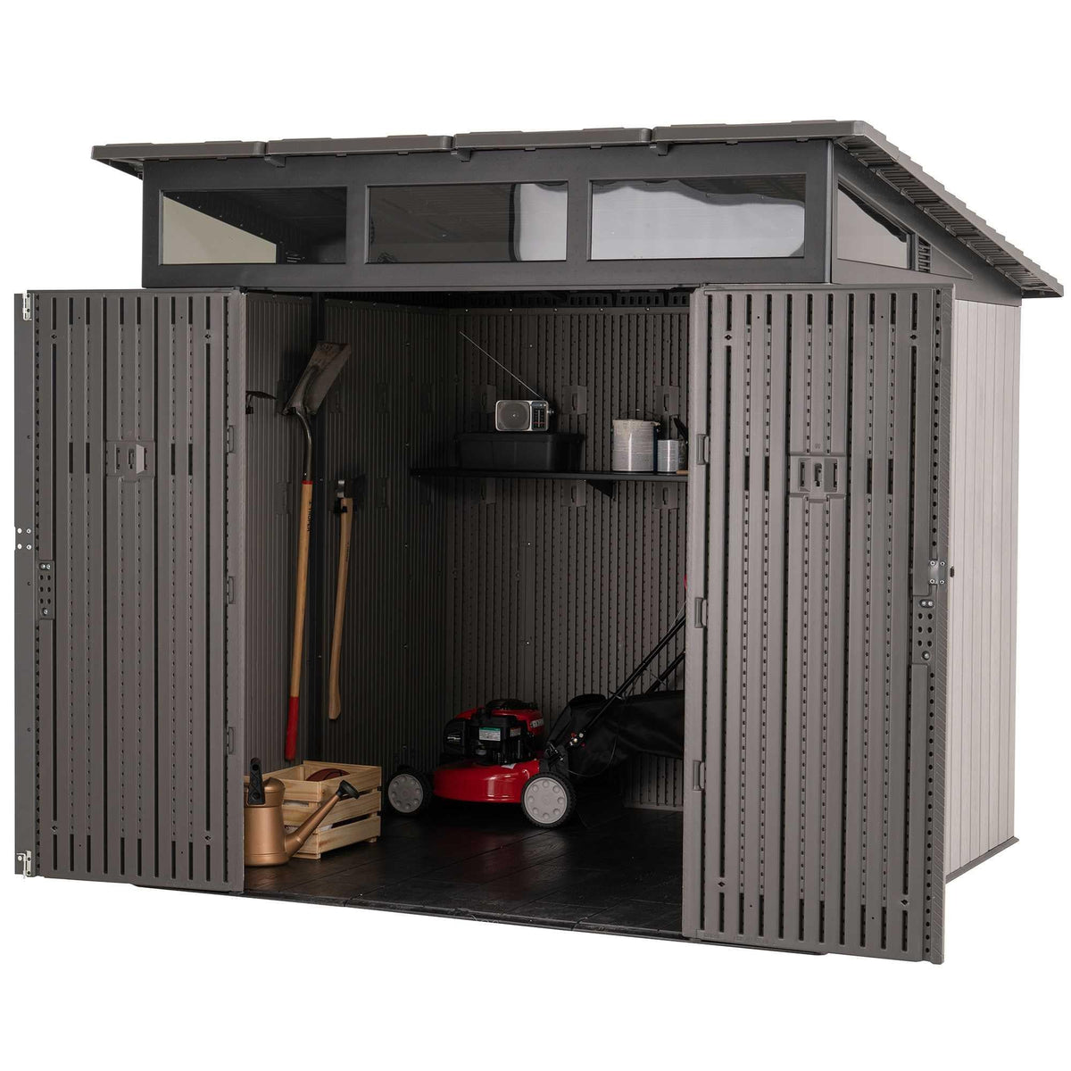 Lifetime 8.3 Ft. X 8.3 Ft. Farmhouse Storage Shed - 60542