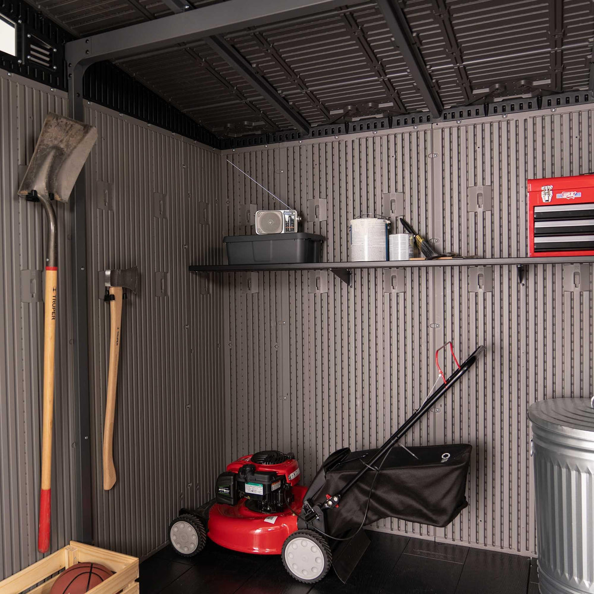 Lifetime 8.3 Ft. X 8.3 Ft. Farmhouse Storage Shed - 60542