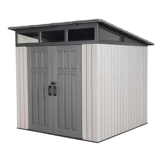 Lifetime 8.3 Ft. X 8.3 Ft. Farmhouse Storage Shed - 60542