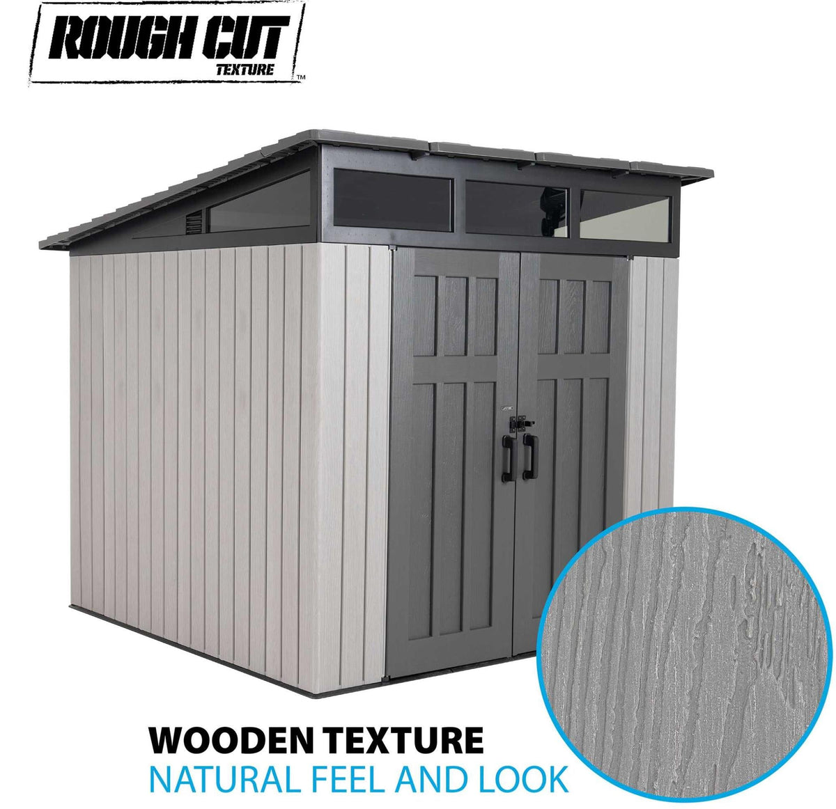 Lifetime 8.3 Ft. X 8.3 Ft. Farmhouse Storage Shed - 60542